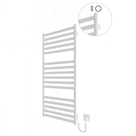 6.1.0503.06.WM Рушникосушка ел. HF York 1170х530 білий мат, в комплекті з прих.підкл (1 сорт) Hygge Family