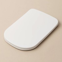 5191 30 Tribeca кришка для унітазу SLIM quick-fix, soft-close, петлі хром, білий матовий (1 сорт) Kerasan фото 2