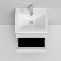 MTA-FHX0552WG-WCC0552WG  X-Joy S, База з раковиною, підвісна, 55 см, 2 ящика, біла, глянець (1 сорт) AM.PM фото 2