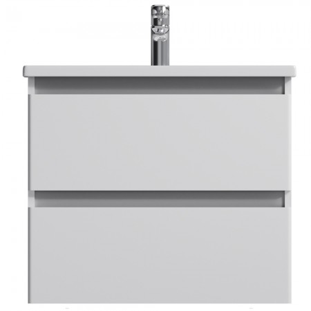 M85-FHX0652-WC0652WG38 X-Joy, База з раковиною, підвісна, 65 см, 2 ящика, білий глянець (1 сорт) AM.PM