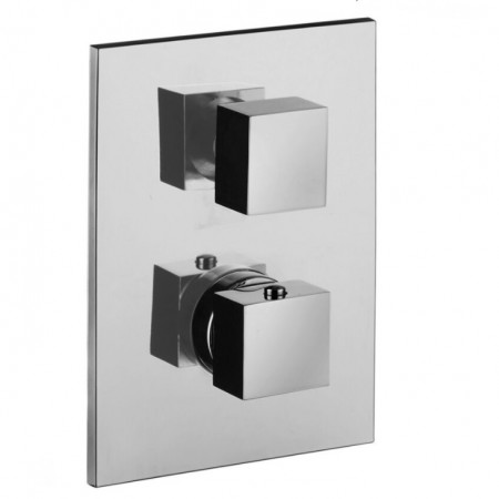 LEQ519СR  LIGHT змішувач для ванни термостатичний прихованого монтажу, хром (1 сорт) Paffoni