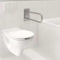 K670-002 ETIUDA Унітаз підвісний CLEAN ON без кришки для людей з обмеженими фізичними можливостями ( CERSANIT-С Україна фото 1