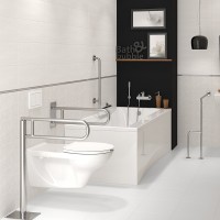 K670-002 ETIUDA Унітаз підвісний CLEAN ON без кришки для людей з обмеженими фізичними можливостями ( CERSANIT-С Україна фото 5