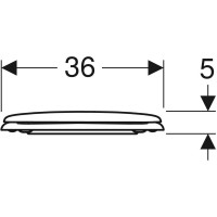 70115000 Сидіння з кришкою Kolo Solo, кріплення знизу, Дюропласт (1 сорт) KOLO фото 3