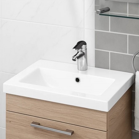 K32-009 COMO Умивальник меблевий 50 з отвором для змішувача (картон) (1 сорт) CERSANIT-С Україна