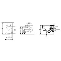 4610TL01 Subway 3.0  унітаз+ кришка Soft Close, білий (1 сорт) VILLEROY  BOCH фото 2