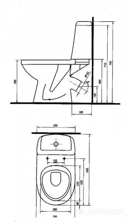 79232000 SOLO Унітаз-компакт підлоговий к/в, в комплекті з сидінням поліпропілен та дворежимною арма KOLO