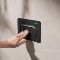 66002670 HG Змивна клавіша iFrame Original S, чорний матовий (1 сорт) HANSGROHE фото 4