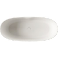 VAPERLS175/00 Perla Ванна окремостояча 175*76 см з литого (штучного) каменю Silkstone, з інтегровани PAA фото 1