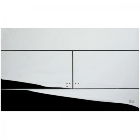 888781 OL120  Інсталяція механічна зі звукоізолюючою прокладкою +659044 Slim Клавіша, хром (1 сорт) OLI