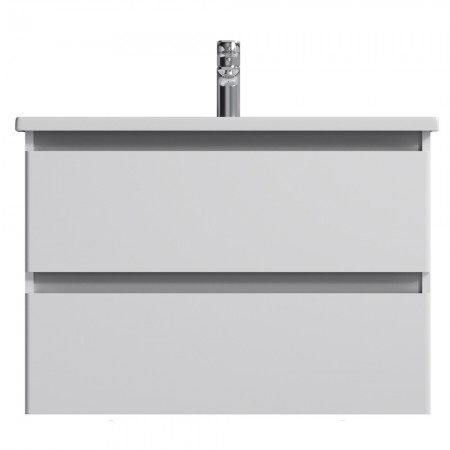 M85-FHX0802-WC0802WG38 X-Joy, База з раковиною, підвісна, 80 см, 2 ящика, білий глянець (1 сорт) AM.PM