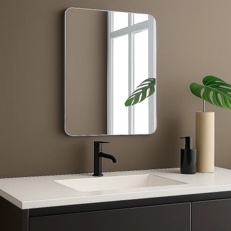 4600700 Basic Дзеркало 600х700 закруглене (1 сорт) Devit