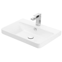 454060BE Urbanis Тумба 60 см з раковиною та чорними ручками, бежева (1 сорт) Devit фото 5