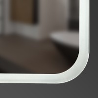 5257361 ACQUA Дзеркало 600х700 закруглене, з тачсенсором та LED підсвідкою (1 сорт) Devit фото 2