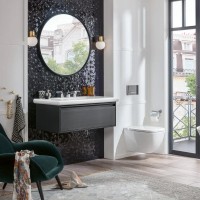 922160RB VICONNECT M300 Клавіша, чорна скло/хром (1 сорт) VILLEROY  BOCH фото 5