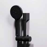 W94C-401-090BT X-Joy, Душова кабіна 90x90, профіль чорний матовий, скло прозоре (1 сорт) AM.PM фото 5