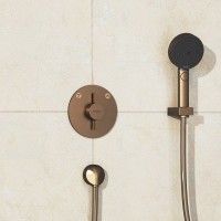 75418140 HG DuoTurn S Зовнішня частина змішувача для душу на 2 споживачі, brushed bronze (1 сорт) HANSGROHE фото 4