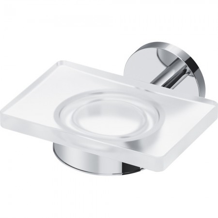 A85A34200 X-Joy, Скляна мильниця з настінним тримачем, хром (1 сорт) AM.PM