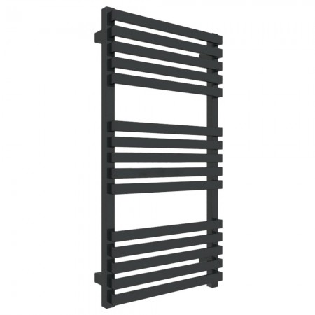 WWQSN087045K9M5E8P Рушникосушка електрична Quadrus Slim One 870-450, колір чорний мат RAL 9005, прих Terma