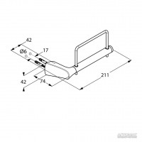 5397105 Ambienta Тримач паперу (1 сорт) Kludi фото 1