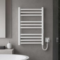 6.1.0300.06.WM Рушникосушка ел. HF Greenwich 570x430 білий мат, в комплекті з прих.підкл (1 сорт) Hygge Family фото 7