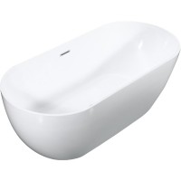 17075102 Do It NEW Ванна акрилова окремостояча 170x75 см, біла глянцева (1 сорт) Devit фото 1