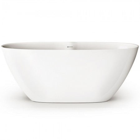 VAPERL/00 Perla Ванна окремостояча 160*75 см з литого (штучного) каменю, з інтегрованим сифоном, кол PAA