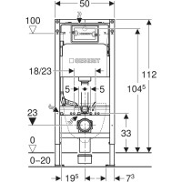 458.133.11.3 DuofixBasic Комплект (3в1) інсталяції д/унітазу з кріпленням та клавішою Delta01 білий  Geberit промо фото 2