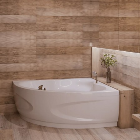 Ванна акрилова WGTRialto GARDA 150x150x58 на рамі, із фронтальною панеллю, колір білий глянець (1 со WGT