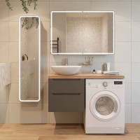 K116-052 MODUO Раковина  на стільницю асиметрична 55х36, білий (1 сорт) CERSANIT-С Україна фото 3