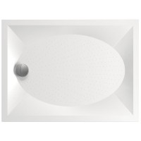 KDPART90X120/00 ART Піддон душовий прямокутний 90х120 з литого (штучного) каменю з ніжками та панель PAA фото 3