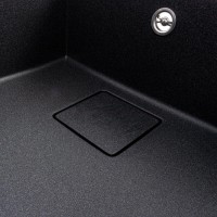 7850 GALANS  Кухонна мийка гранітна 780*500*200, кріплення, карбон (1 сорт) Valeso фото 2