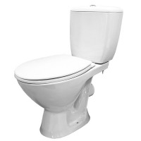 K681-061 Компакт 900 KORAL 011 3/6 з поліпропіленовим сидінням з метал. кріпл.,  горизонтальний випу MITO фото 1