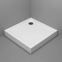 W90T-403-090W Gem, душовий піддон квадратний, 90х90 з сифоном, білий ( (1 сорт) AM.PM фото 2