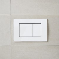 115.137.11.1 Delta20 square Клавіша змиву з подвійним змивом: Альпійський білий глянець (1 сорт) Geberit промо фото 4