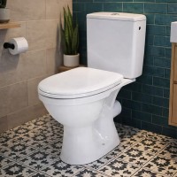 K03-076 Компакт COMPACT 918 MERIDA M010 3/6 TOILET SEAT PP SC UA з поліпропіленовим сидінням з плавн MITO фото 2