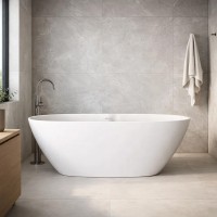 VAPERLS175/00 Perla Ванна окремостояча 175*76 см з литого (штучного) каменю Silkstone, з інтегровани PAA фото 6