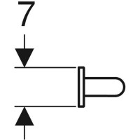L1000602 KOLO Поручень прямий 600мм, хвиляста поверхня (1 сорт) KOLO фото 4