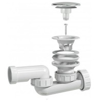 3212007 Сифон для душового піддону та ванни d52мм, хром (1 сорт) MIRAGGIO фото 1