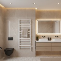 2.2.1704.03.WG Рушникосушка  Токіо-I 1200х500/80 TR К, білий глянець (1 сорт) Mario фото 4