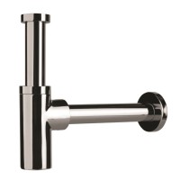 DVCH003 Дизайнерський латуний сифон для раковини 1 1/4, випуск 32мм, хром (1 сорт) Devit