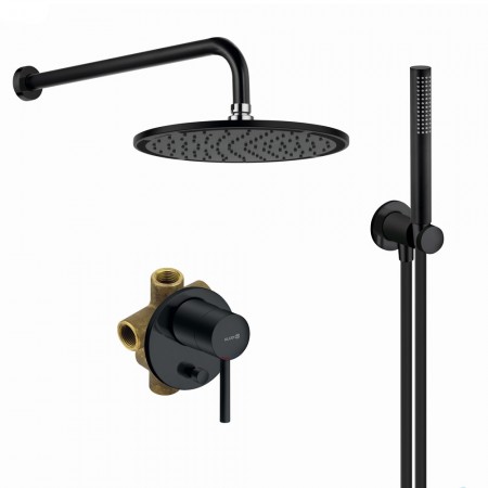 387363976 Kludi Bozz Душова система, чорний мат (1 сорт) Kludi