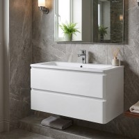 4262 АКЦЕНТ Тумба підвісна з раковиною-100 Альфа (1 сорт) Аква Родос фото 7