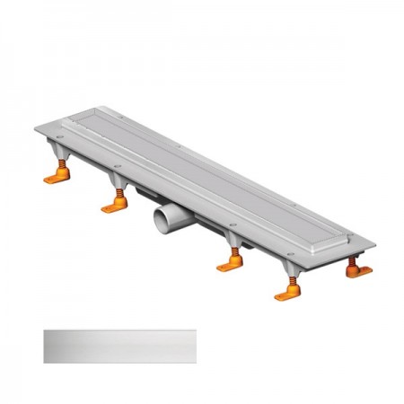 CH 850 KN 1 Душовий канал 850 мм з матовою решіткою Класік та Під плитку, нержавіюча сталь, горизонт MCH