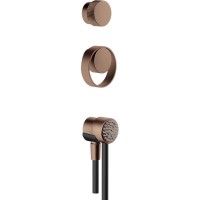 63214-708 OUTDOOR Ручка і ручний душ для 63207, Copper Brushed PVD (1 сорт) GESSI фото 1