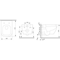 CGA1901SC Gem Aquaspin підвісний унітаз з сидінням мікроліфт (1 сорт) AM.PM фото 2