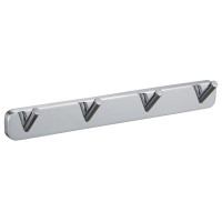 8741 Планка з гачками CAPRI, хром (1 сорт) Аква Родос