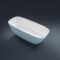 V297BO/V2970XBO800S BRIO Ванна   із штучного каменю 170 x 72 x 55h, тонкий борт,білий матовий (1 сор TREESSE фото 4