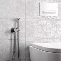 ZDUP110ST TWEET ROUND MIX Tondo Набір гігієнічного душу, Steel looking (1 сорт) Paffoni