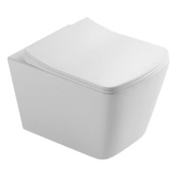 HT-1014C-WHT007 AQUAMOD Унітаз підвісний безобідковий з турбозмивом з кришкою quick-fix, soft-close  Devit фото 1